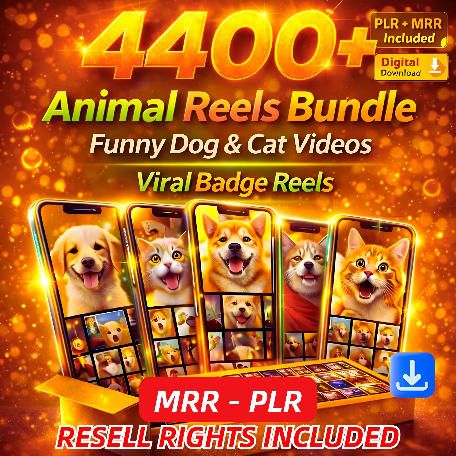 4400+ Animal Reels Bundle β Viral Content + Resell Rights! - Image 2